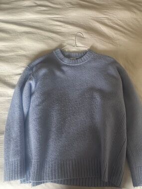 Rachel Zoe Pale Blue Crewneck Sweater